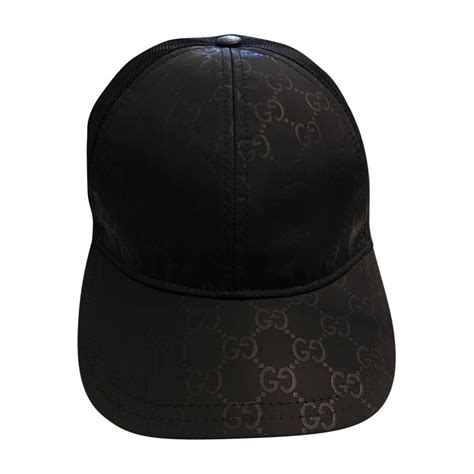 casquette gucci noir|casquette gucci logo.